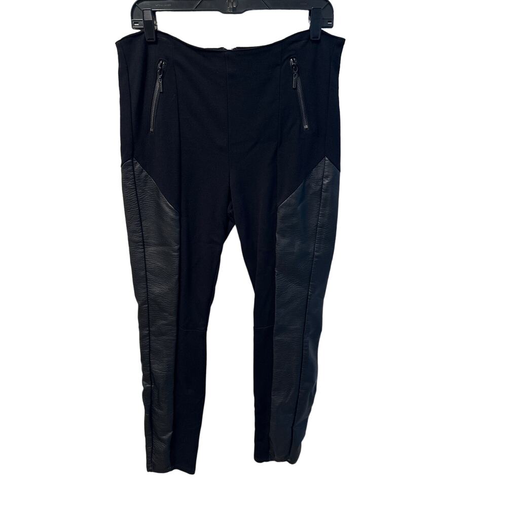 Women’s Bisou Bisou Moto Leggings. Size Large